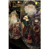 Image 1 : 2 SANTA ORNAMENTS