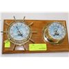 Image 1 : VINTAGE SHIP BAROMETER/THERMOMETER