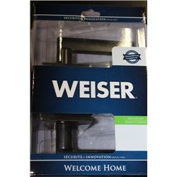 WEISER DESIGNER HALL AND CLOSET HANDLE SET