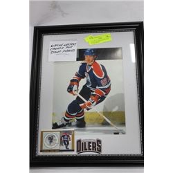WAYNE GRETZKY CANADA POST STAMP FRAMED