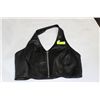 Image 1 : LADIES BLACK GENUINE LEATHER BACKLESS VEST (#1)