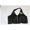 Image 1 : LADIES BLACK GENUINE LEATHER BACKLESS VEST (#2)