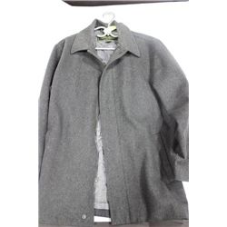 EDDIE BAUER MEN'S WOOL DRESS COAT SIZE M