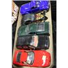 Image 1 : FLAT OF 5 COLLECTIBLE 1:18 SCALE DIE CAST CARS