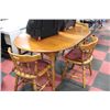 Image 1 : MAPLE TABLE W 4 CHAIRS