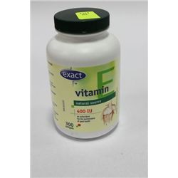 BOTTLE W 300 VITAMIN E SOFT GELS