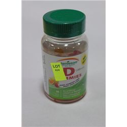 BOTTLE W 60 JAMIESON VITAMIN D GUMMIES