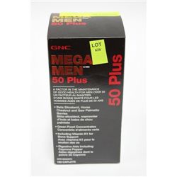 180 CAPLETS GNC MEGA MEN 50+ MULTI VITAMIN