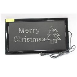 MERRY CHRISTMAS LED SIGN