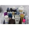 Image 1 : BOX OF LADIES BATHROOM SUPPLIES