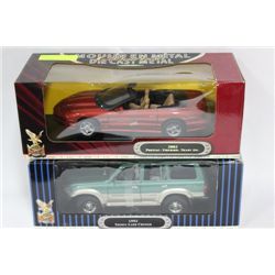 DIE CAST COLLECTIBLE 1:18 SCALE X2