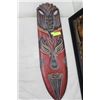 Image 1 : NATIVE WOOD MASK WALL HANGING
