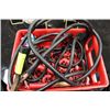 Image 1 : PAIR OF HEAVY DUTY BOOSTER CABLES SOLD W 1/2 BOX