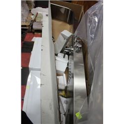 NEW ST STEEL RAIN SHOWER BAR