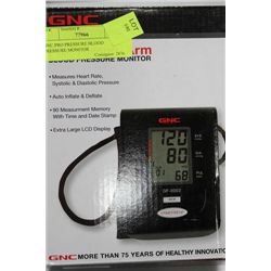 GNC PRO PRESSURE BLOOD PRESSURE MONITOR