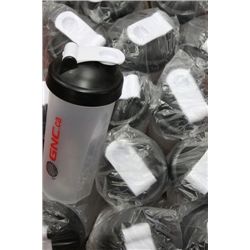 BOX OF SPORTS DRINK SHAKERS
