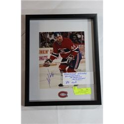 STEPHANE RICHER GUARANTEED AUTHENTIC AUTOGRAPHED