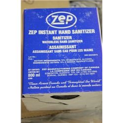 CASE OF ZEP HAND SANITIZERS