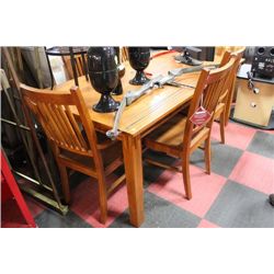 NEW TABLE W 4 SIDECHAIRS AND 2 ARMCHAIRS ON CHOICE