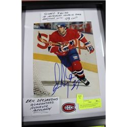 ERIC DESJARDINS GUARANTEED AUTHENTIC AUTOGRAPHED
