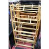 Image 1 : SET OF 2 WOOD SHOE RACKS