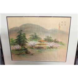 VINTAGE CHINESE SILK PICTURE