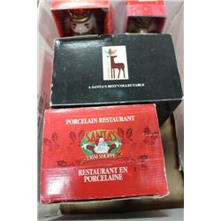 BOX OF CHRISTMAS ORNAMENTS