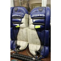 PAIR OF KOHO GOALIE PADS