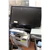 Image 1 : BOX OF ELECTRONICS W/ TWO(2) LCD MONITORS