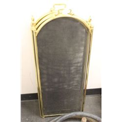 BRASS FIREPLACE SCREEN