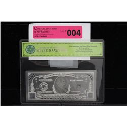 .999 Solid silver American bank note