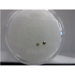 Gem jar: 2 Genuine Champagne Diamonds
