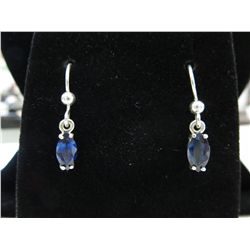 1.48 CT Marquise cut Sapphire earrings