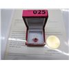 Image 2 : 3.48 CT Pink Quartz & Diamond cocktail ring
