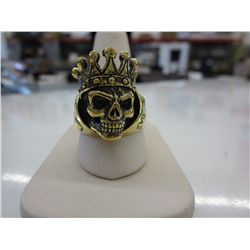 King of Pokerman skull ring