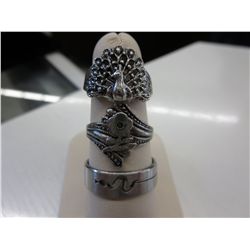 Over 20 rings - all new, men's & ladies