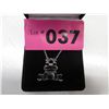 Image 2 : Genuine Black Diamond frog necklace