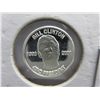 Image 1 : .999 Solid Silver Bill Clinton & Obama rounds