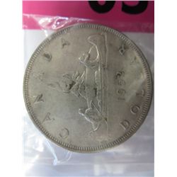 1952 80% silver Canadian King George dollar