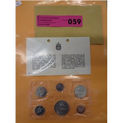 Mint uncirculated 1970 Manitoba Canadian coin set