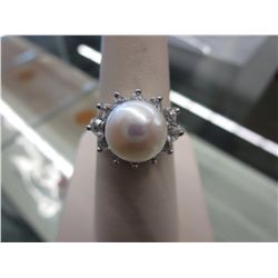 Genuine Fresh Water Pearl cocktail ring