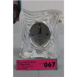 Mikasa Crystal clock - 5.5"