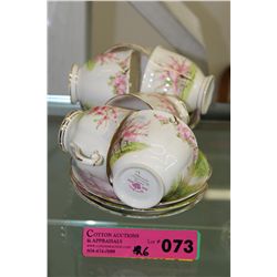 Royal Albert "Blossom Time" teacups and saucers