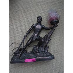 Art deco style lamp - 6" x 18" x 23"