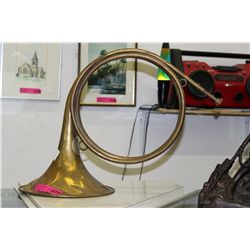 Vintage brass French horn