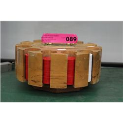 Vintage poker caddy
