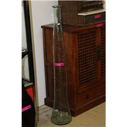 Oversized glass flower vase