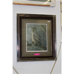 Framed print "Giant Eagle Owl" by Robert Bateman