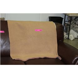 Vintage wool CN railway blanket