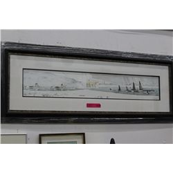Framed print "Arctic Knights" by Diana Casey